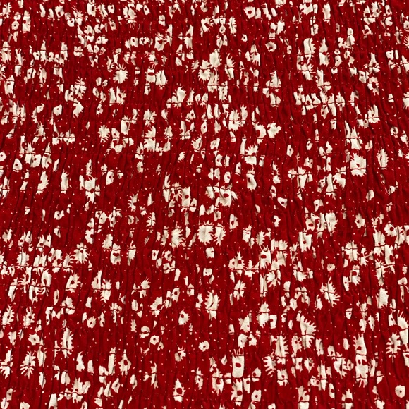 SHEIN women’s red and white maxi dress. Size medium. - Picture 3 of 5